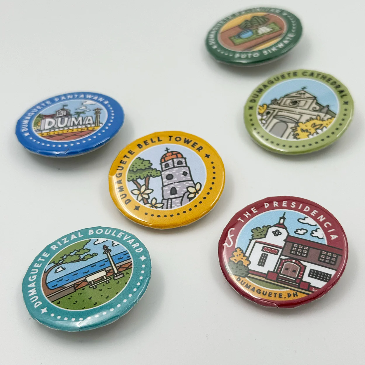 Dumaguete Button Pins Set by Kat Banay - Image 5