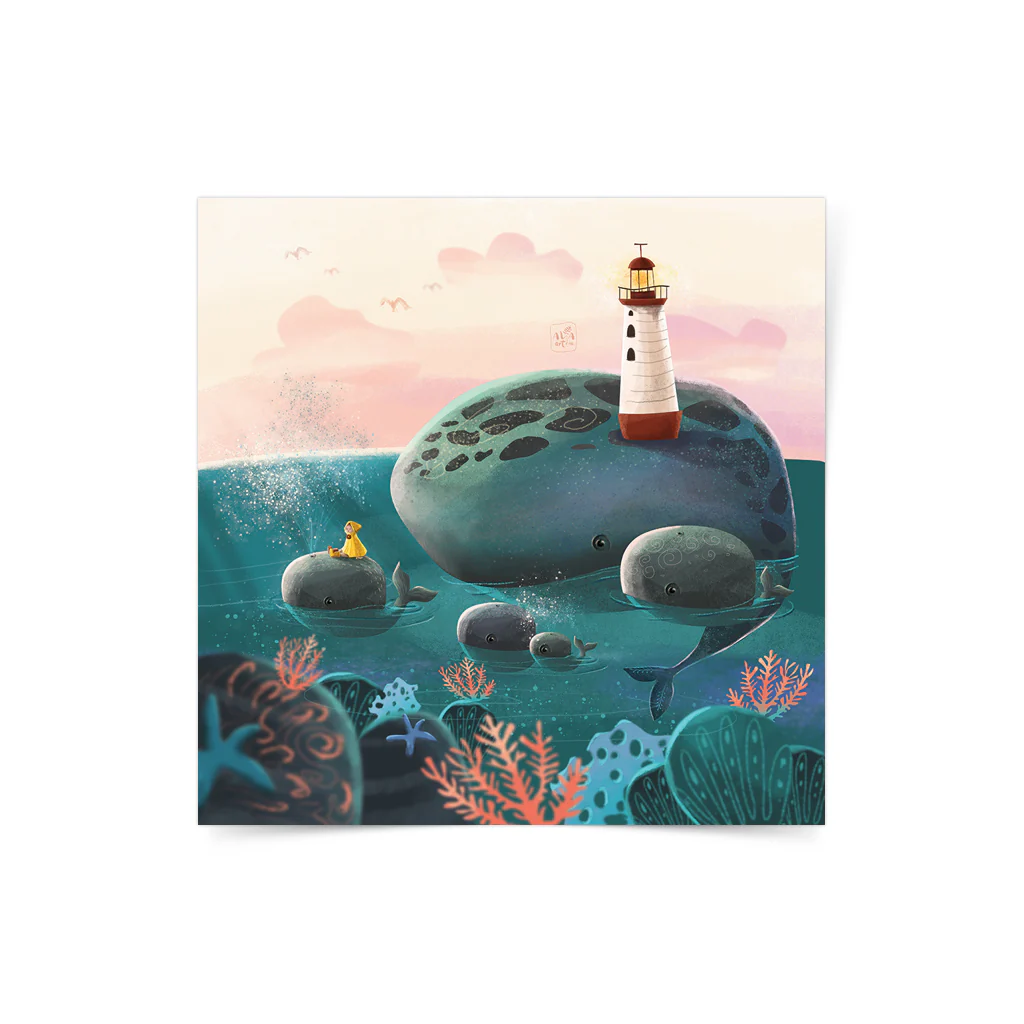 I Lost My Heart To The Sea Art Prints Set Of 3 - Image 4