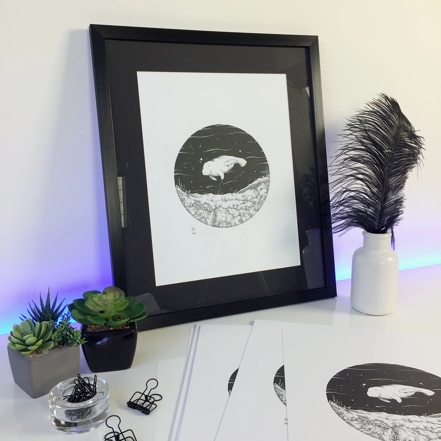 Meadows Limited Edition Art Print by Cil Flores - Image 3