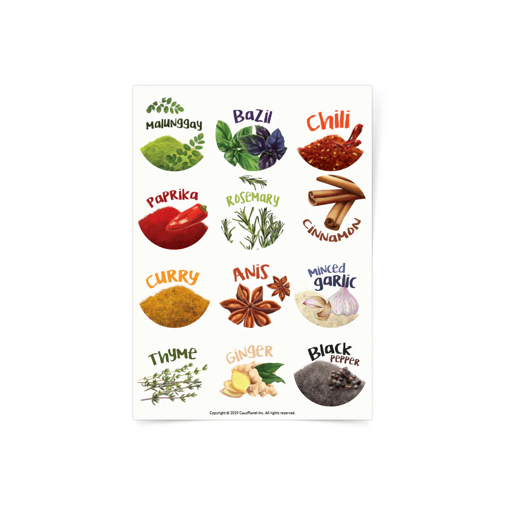 Philippine Spices Sticker Sheets Set Of 2 - Image 3