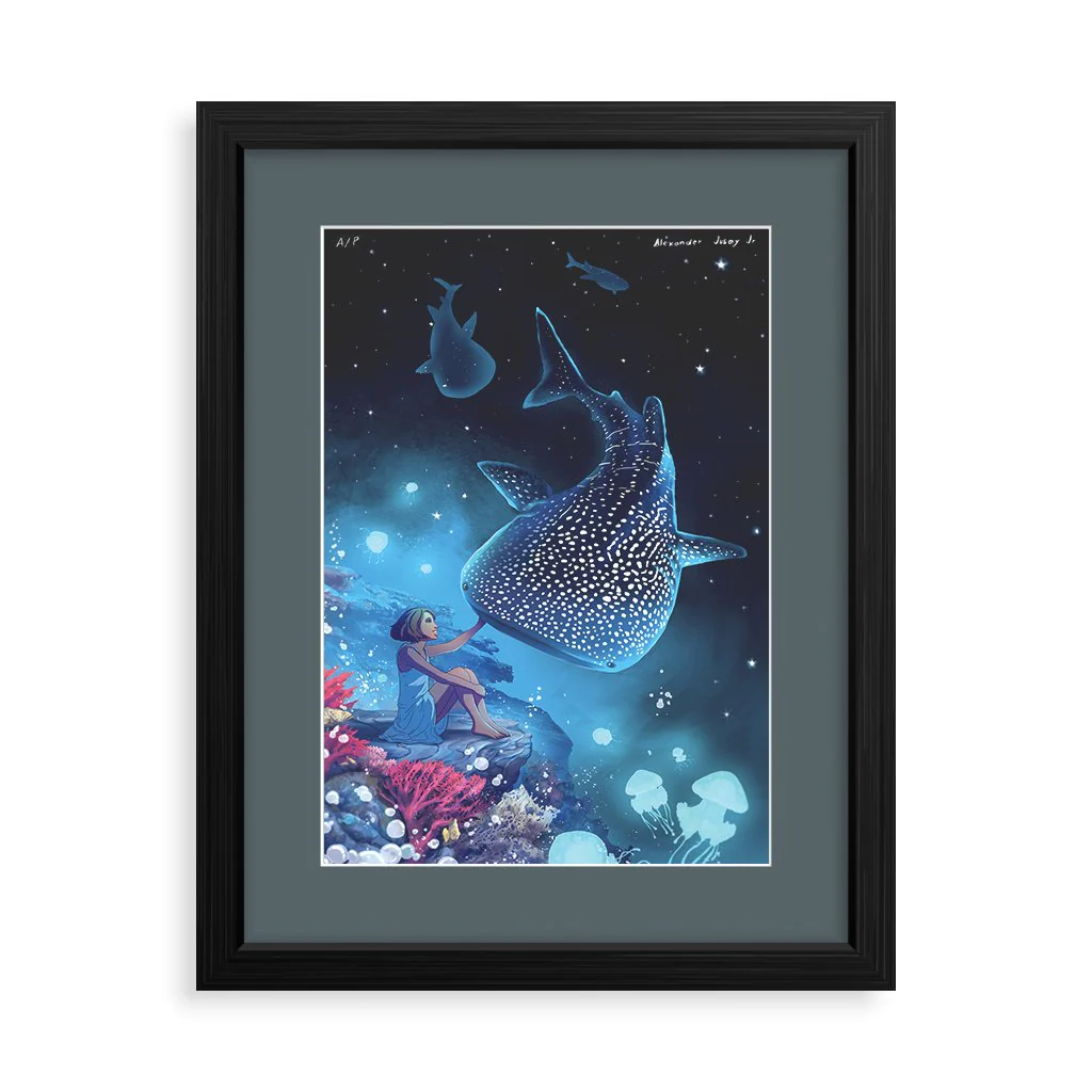 Star Filled Ocean Art Print by Alex Jusay - Image 3