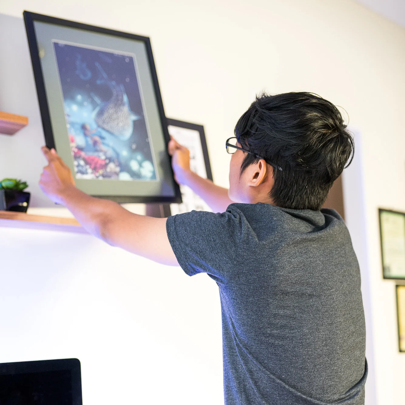 Star Filled Ocean Art Print by Alex Jusay - Image 5