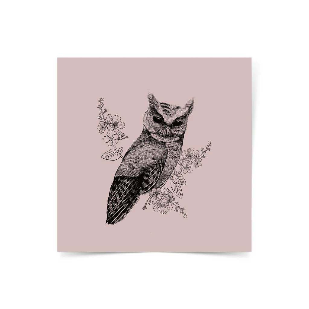 Visayan Scops Owl Limited Edition Art Print by Geneva Alvarez - Image 3