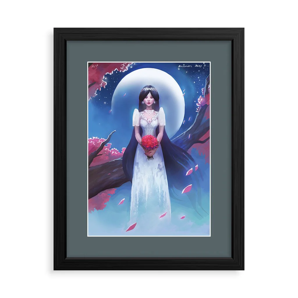 White Lady Art Print - Image 3